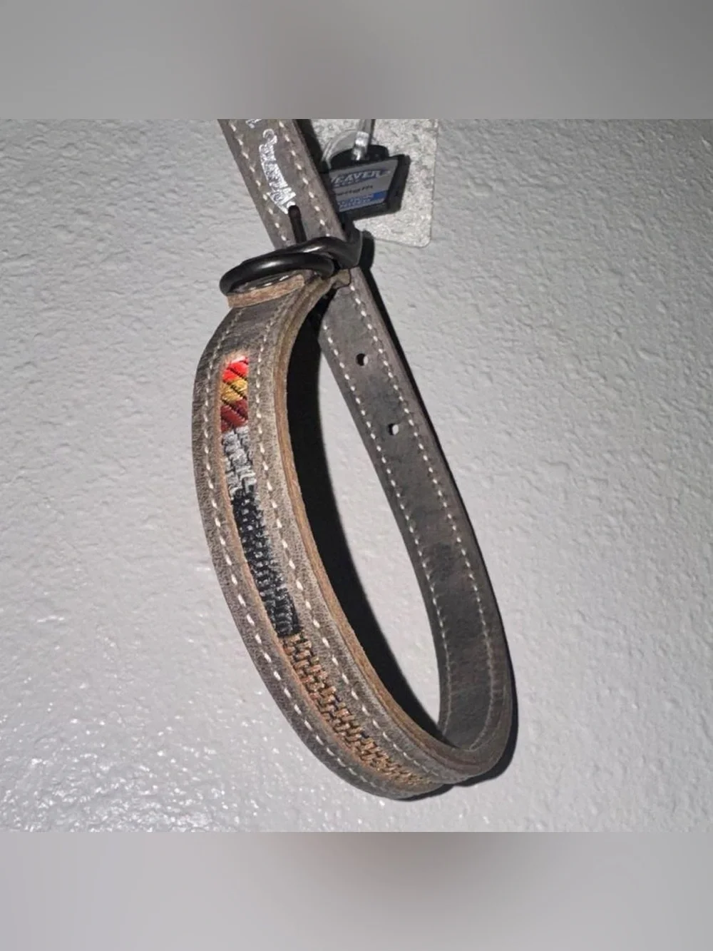 Weavers Leather Gray Dog Leash - 15